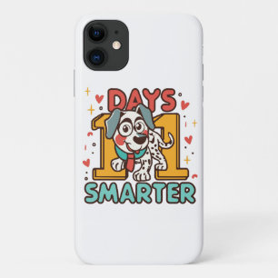 101 Days Smarter Dalmatian Dog Case-Mate iPhone Case