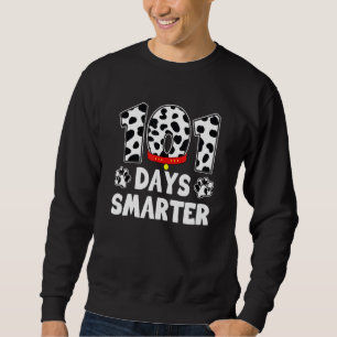 101 Days Smarter Dog School Teachers Students Boy Sweatshirt