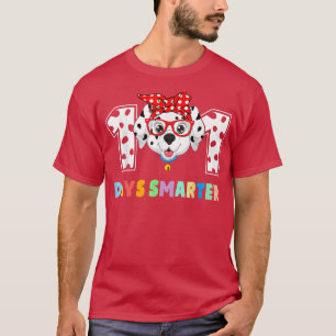 101 Days Smarter Shirt Dalmation Dog Teachers Kids