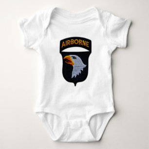 101st ABN Airborne Division Screaming Eagles Vets Baby Bodysuit