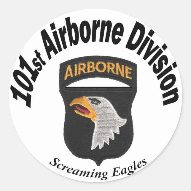 101st Abn. Stickers (Front)