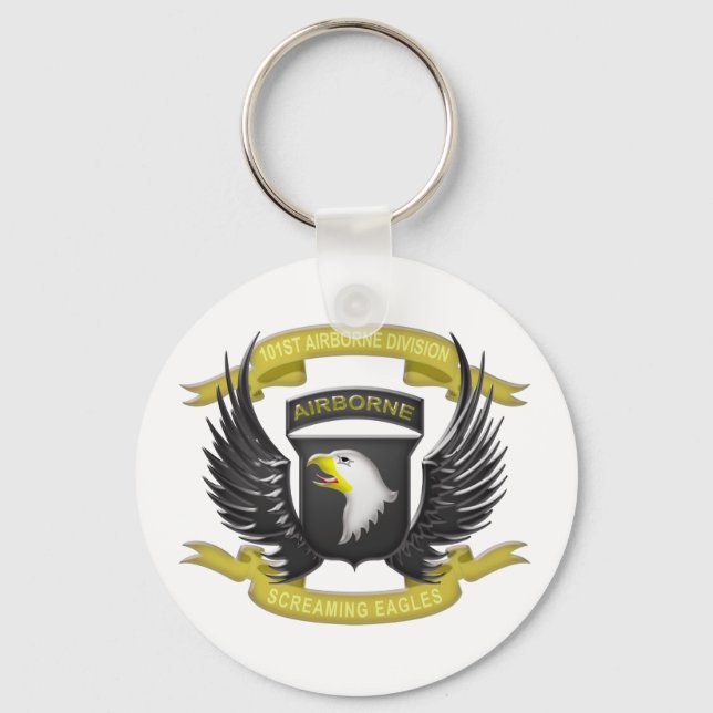 101st Airborne 3D Key Ring (Front)