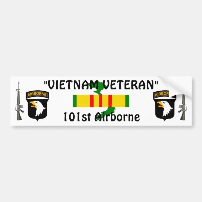 101st Airborne bumper sticker (Front)