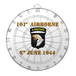 101st Airborne D-Day Normandy Dartboard