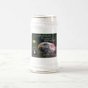 101st Airborne Div Vietnam Combat Veteran Beer Stein