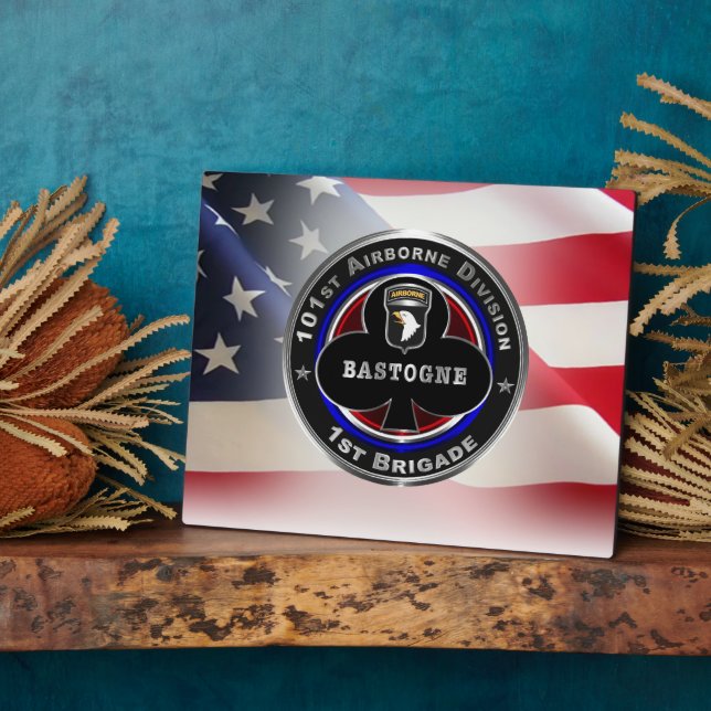 101st  Airborne Division 1st Brigade Plaque (Side)
