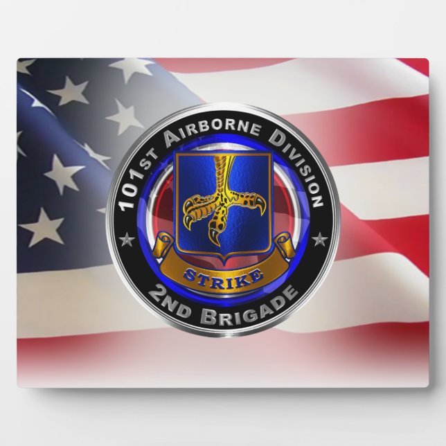 101st  Airborne Division 2nd Brigade Plaque (Front)