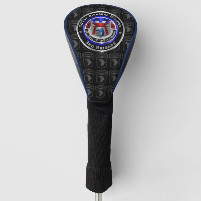 101st Airborne Division 3rd Brigade ‘RAKKASANS’ Golf Head Cover (Front)