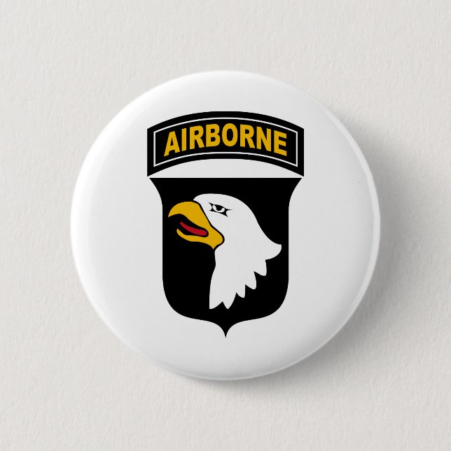 101st Airborne Division 6 Cm Round Badge (Front)