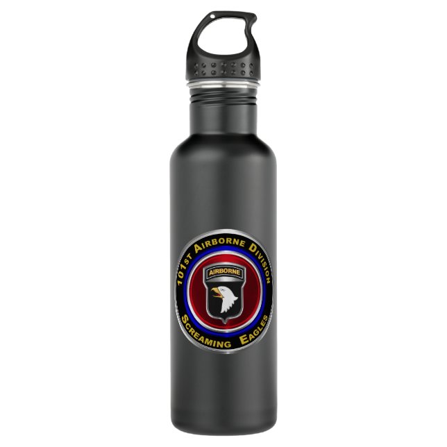 101st Airborne Division  710 Ml Water Bottle (Front)