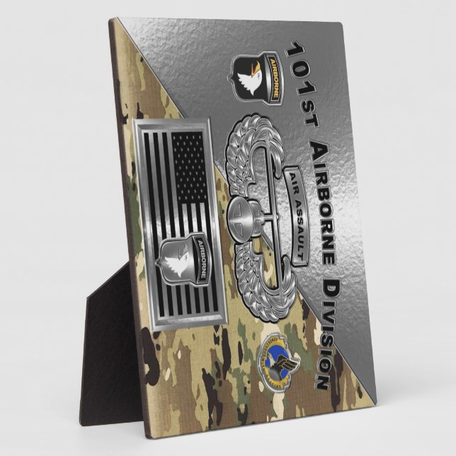 101st Airborne Division “Air Assault” Plaque (Side)