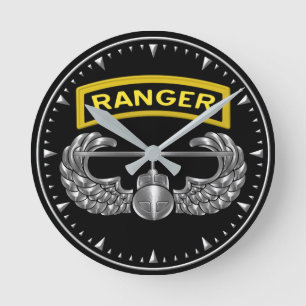 101st Airborne Division Air Assault Ranger Round Clock