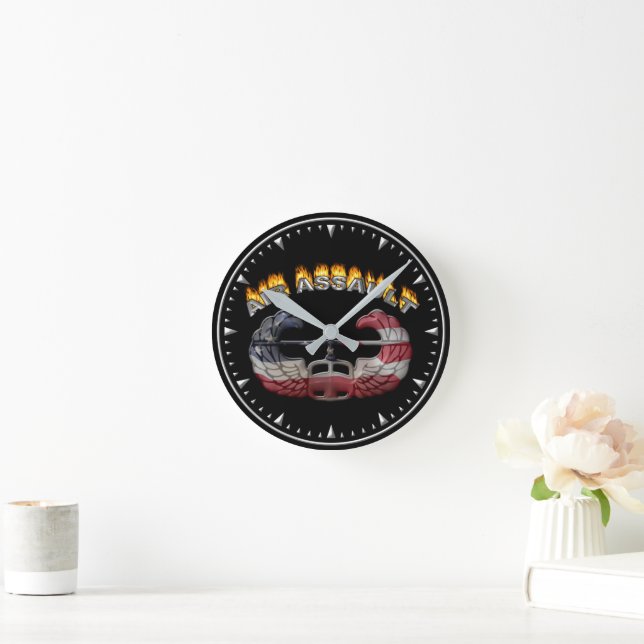 101st Airborne Division Air Assault  Round Clock (Home)