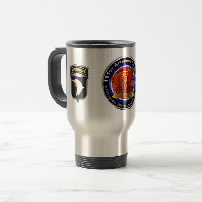 101st Airborne Division Artillery Brigade   Travel Mug (Front Left)