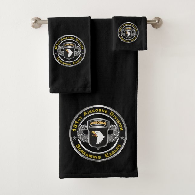 101st Airborne Division  Bath Towel Set (Insitu)
