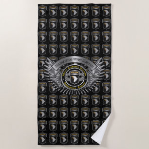 101st Airborne Division Beach Towel