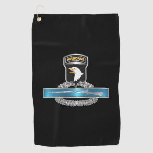 101st Airborne Division CIB Golf Towel