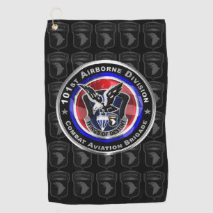 101st Airborne Division Combat Aviation Brigade  Golf Towel