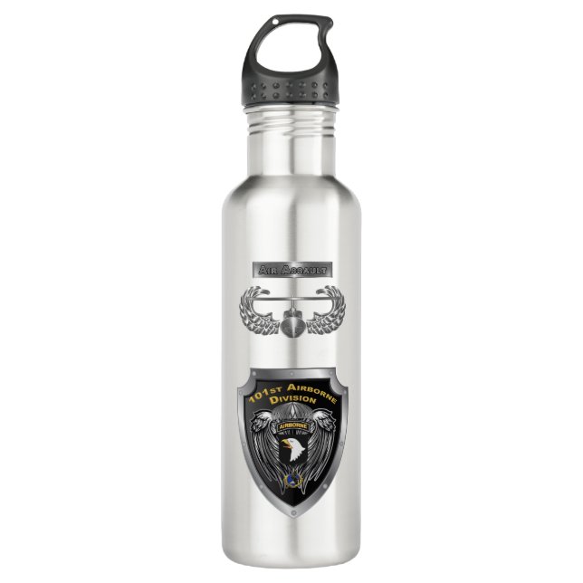 101st Airborne Division Custom Design 710 Ml Water Bottle (Front)
