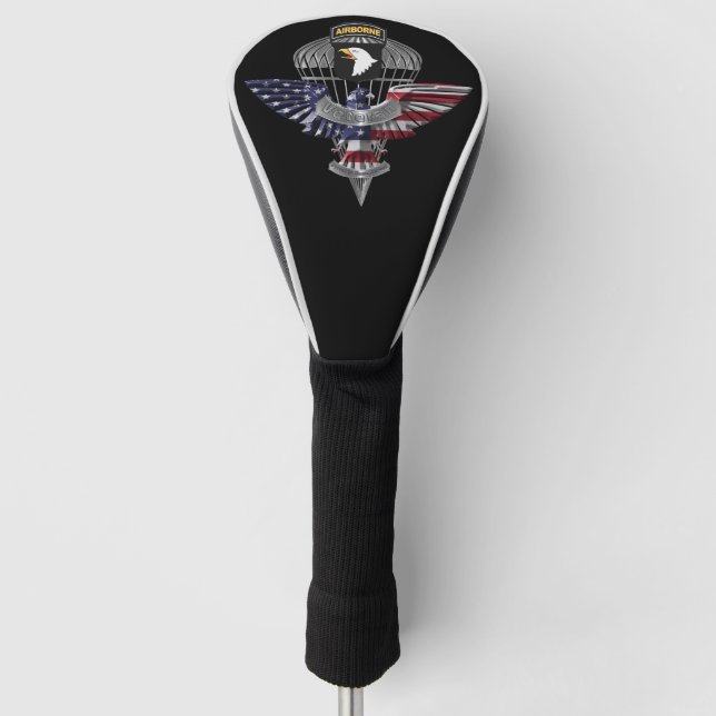 101st Airborne Division "Eagle" Golf Head Cover (Front)