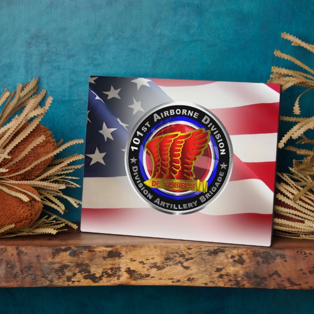 101st  Airborne Division Field Artillery Brigade Plaque (Side)