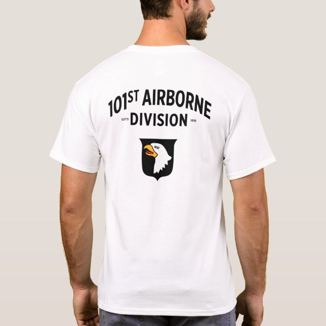101st Airborne Division (Front+Back) T-Shirt (Back)