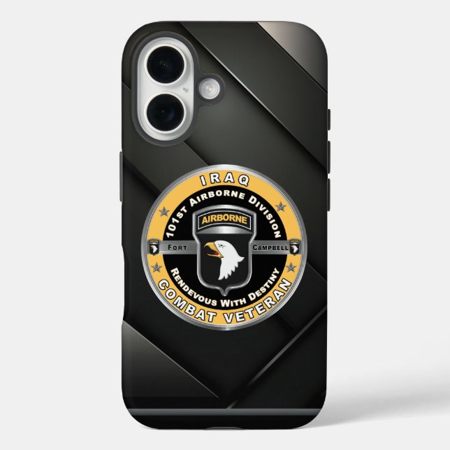 101st Airborne Division Iraq Veteran Case-Mate iPhone Case (Back)