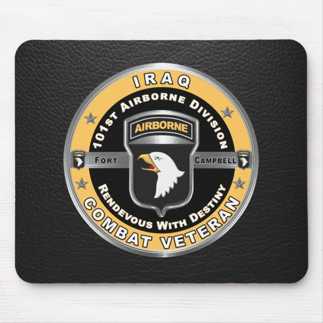 101st Airborne Division Iraq Veteran Mouse Pad (Front)