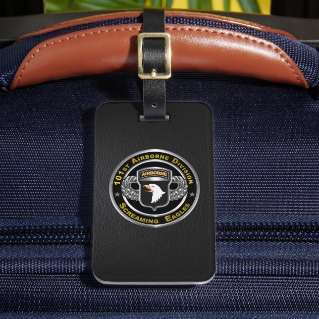 101st Airborne Division   Luggage Tag (Front Insitu 2)