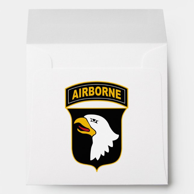 101st Airborne Division Military Veteran Envelope (Back (Bottom))