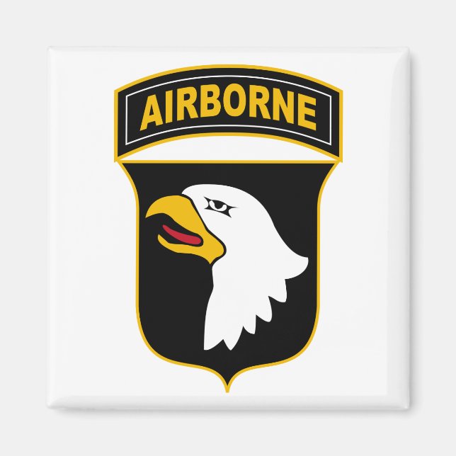 101st Airborne Division Military Veteran Magnet (Front)