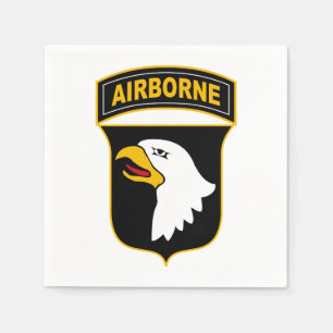 101st Airborne Division Military Veteran Napkin