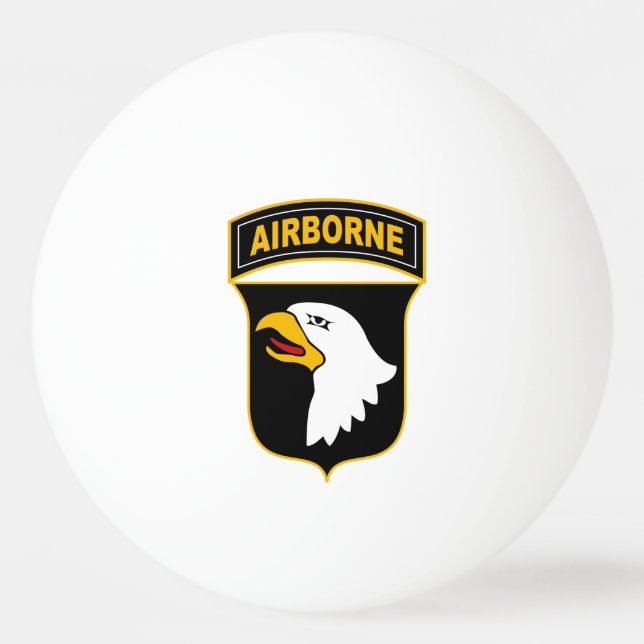 101st Airborne Division Military Veteran Ping Pong Ball (Front)