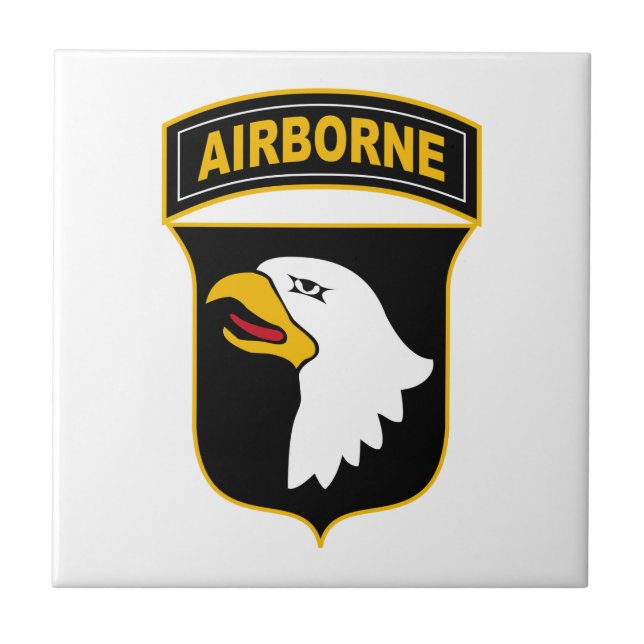 101st Airborne Division Military Veteran Tile (Front)