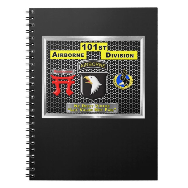  101st Airborne Division Notebook (Front)