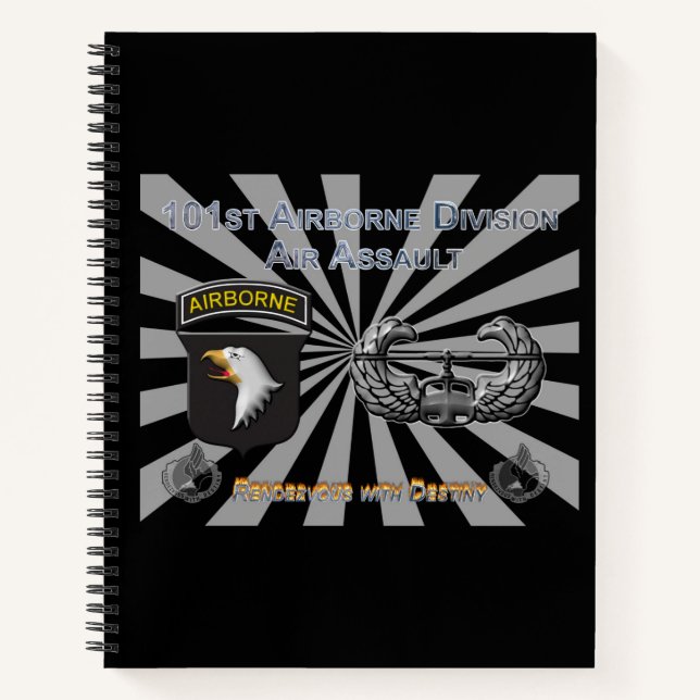 101st Airborne Division Notebook (Front)