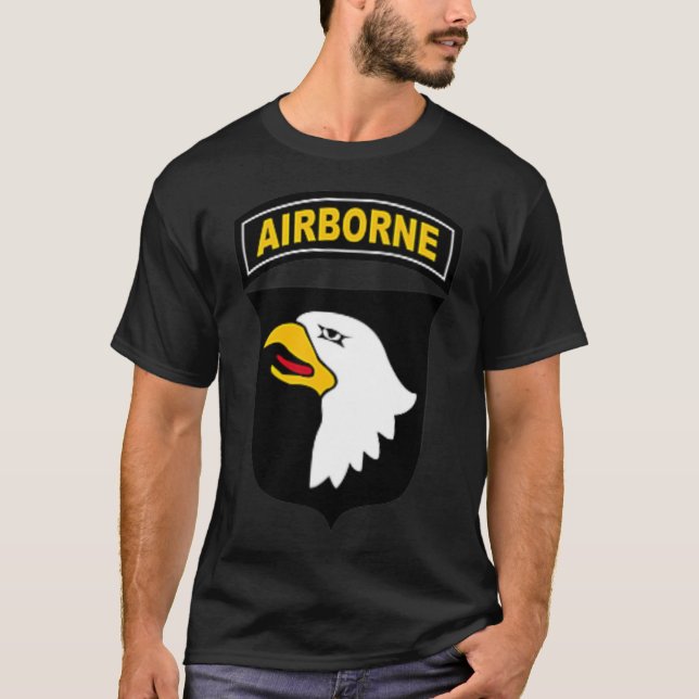 101st Airborne Division patch - Air Assault - Para T-Shirt (Front)