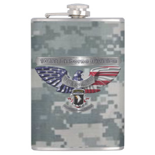 101st Airborne Division “Proud To Have Served” Hip Flask