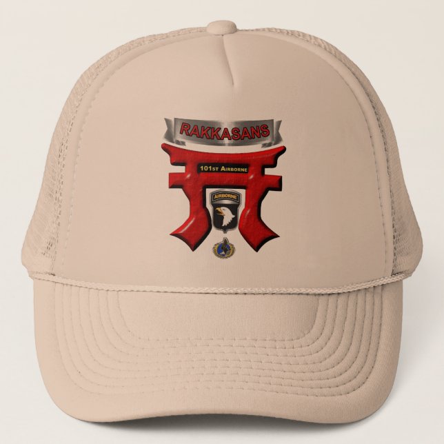 101st Airborne Division Rakkasans Trucker Hat (Front)