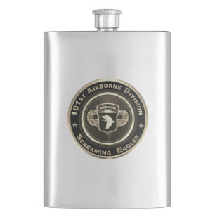 101st Airborne Division “Screaming Eagles” Fla Hip Flask