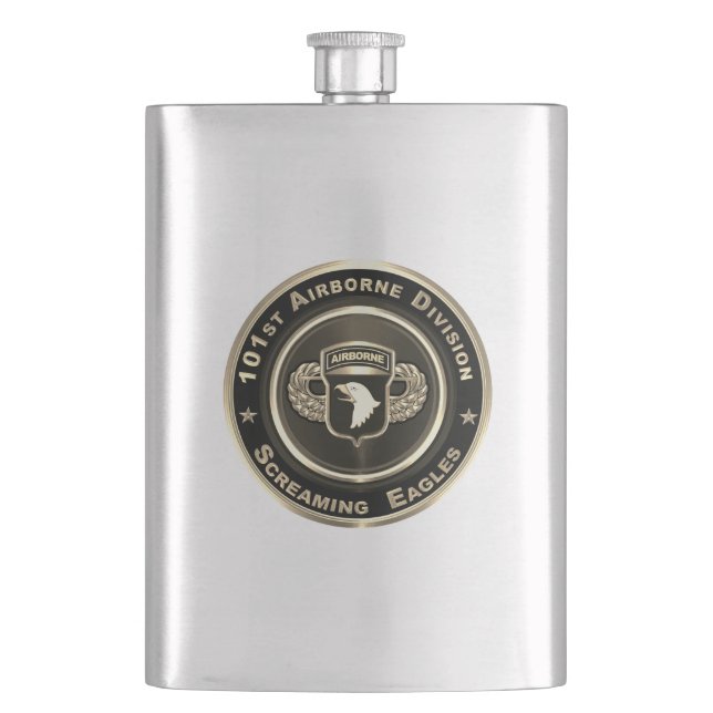 101st Airborne Division “Screaming Eagles” Flask (Front)