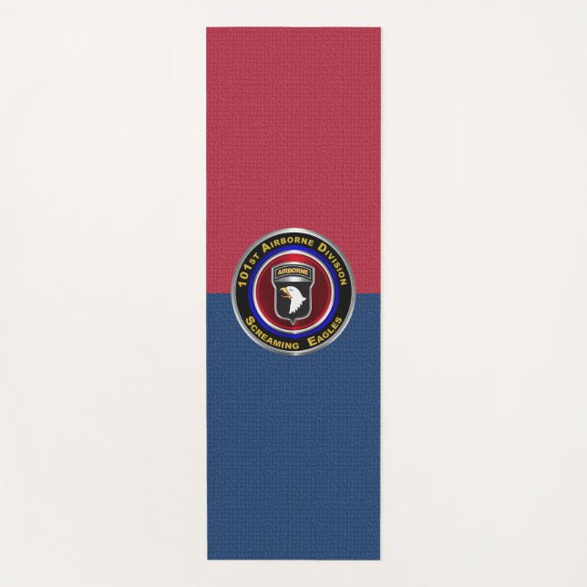 101st Airborne Division “Screaming Eagles” Yoga Mat (Front)
