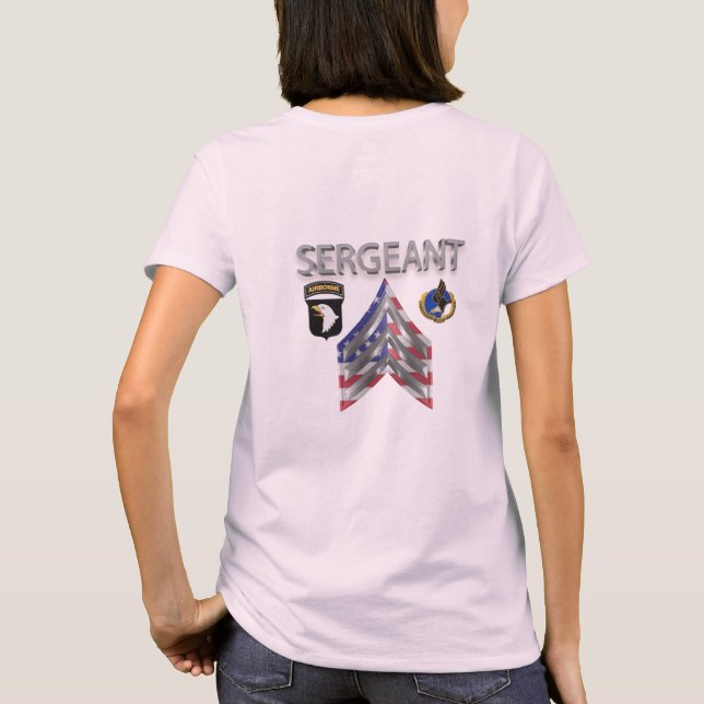 101st Airborne Division Sergeant T-Shirt (Back)