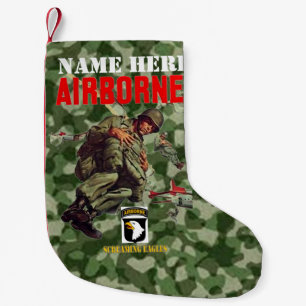 101st Airborne Division Small Christmas Stocking