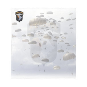 101st  airborne division veterans patch Notepad