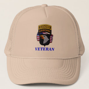 101st airborne division veterans vets vietnam iraq trucker hat