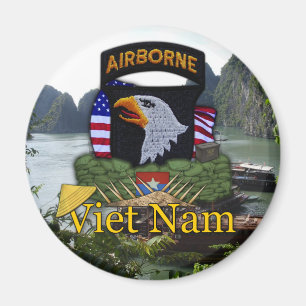 101st airborne division vietnam vc rvn vets Magnet