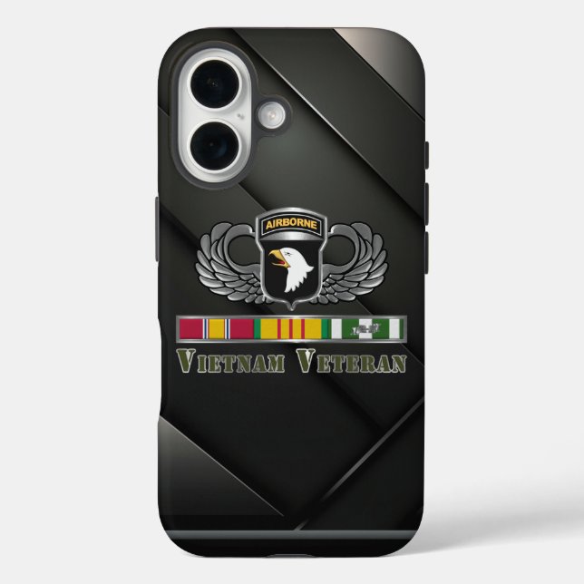 101st Airborne Division Vietnam Veteran Case-Mate iPhone Case (Back)
