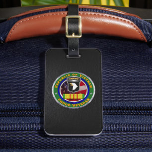 101st Airborne Division Vietnam Veteran Luggage Tag