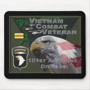 101st Airborne Division Vietnam Veteran Mouse Pad